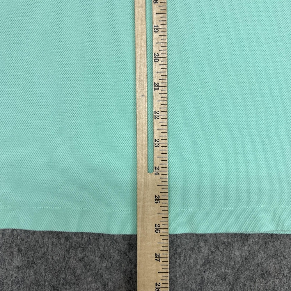 Vineyard Vines Polo Shirt Mens Large Green Slim Fit 100% Cotton Pique Whale Logo - Picture 14 of 16